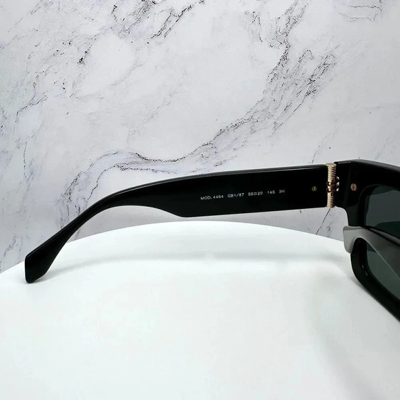 VERSACE Sunglasses Black Medusa Gold Logo Limited Edition Italy 100% Authentic - Picture 7 of 16